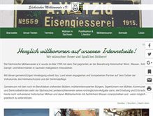 Tablet Screenshot of muehlenverein-sachsen.de